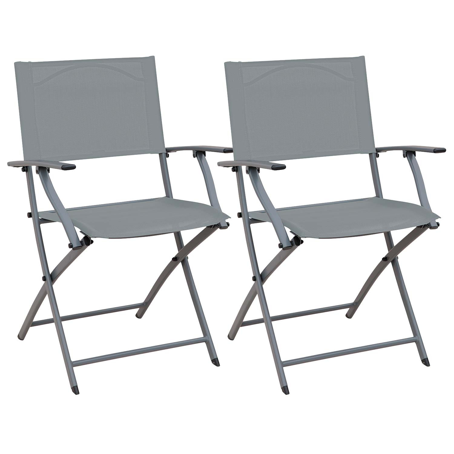 Pack 2 Sillas Plegables con Brazos Ada 49x54x84cm 7house Mesas y Sillas Plegables 1